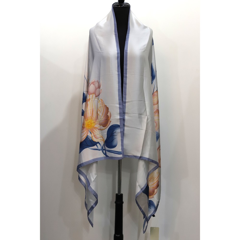 Floral print scarf